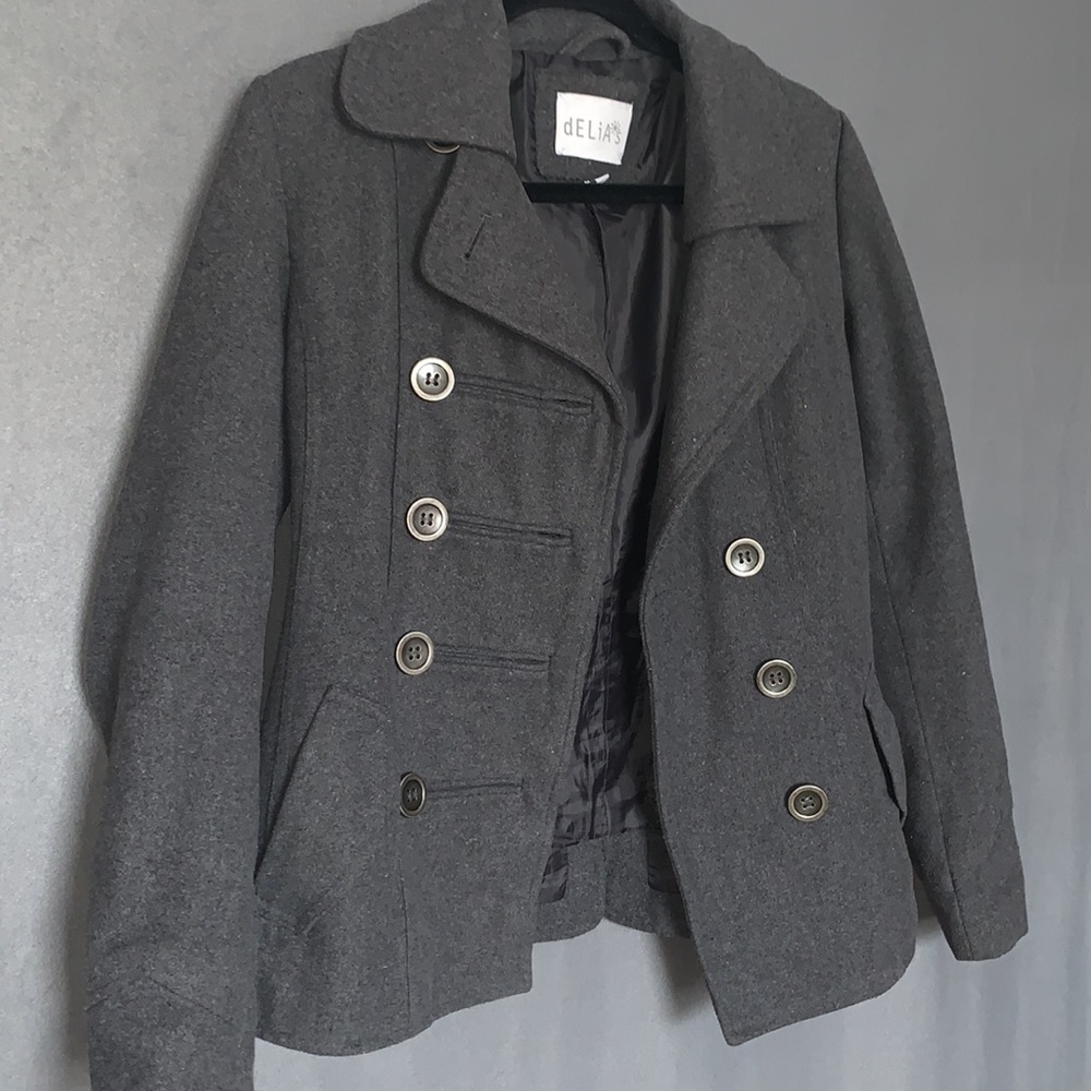 Button down grey jacket - Picture 3 of 8